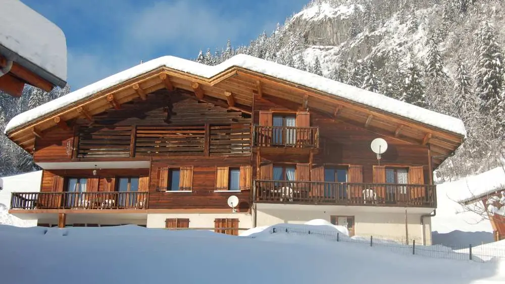 Chalet hiver/ Winter outside of chalet - Bon séjour - Le Grand-Bornand