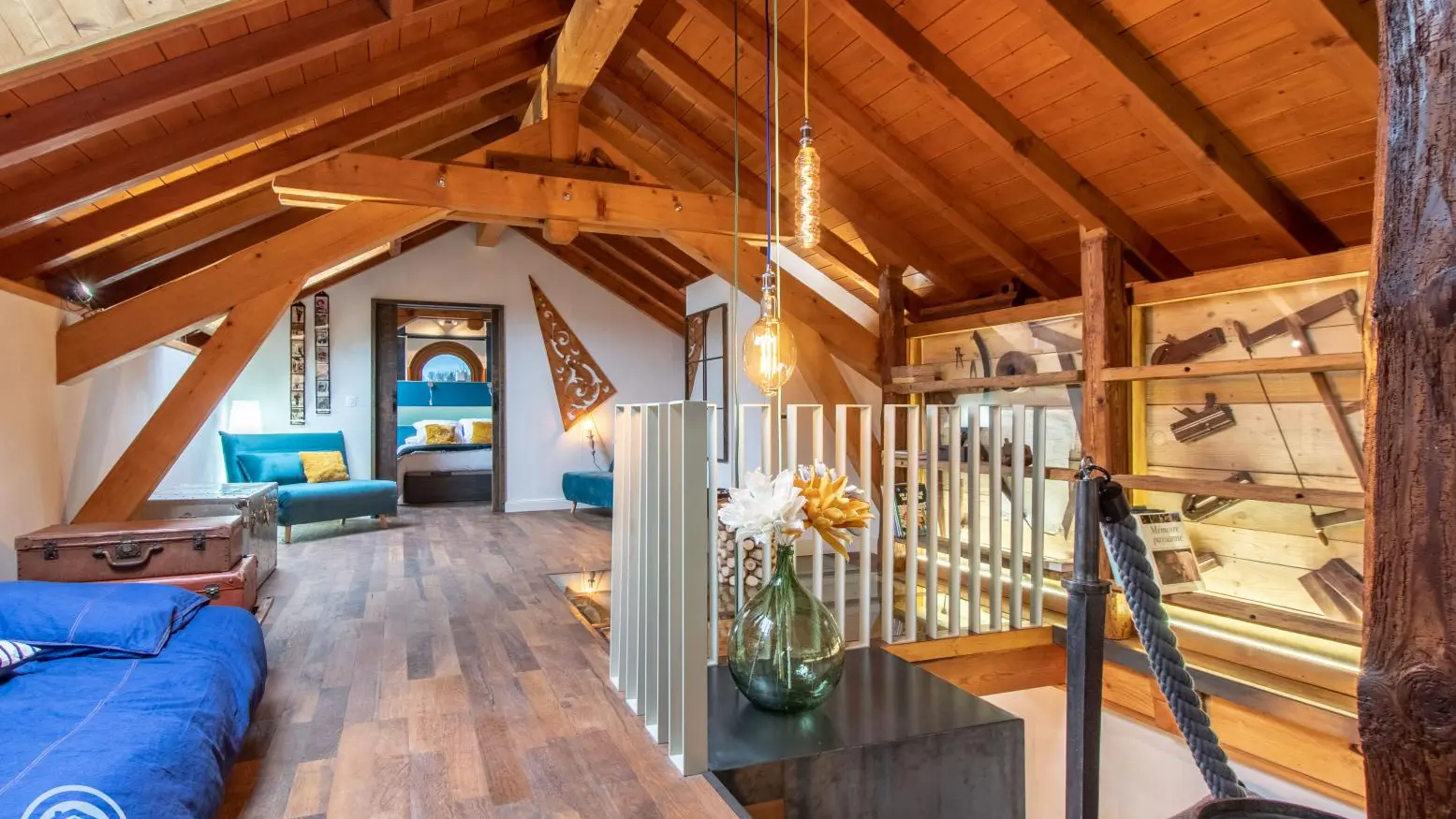 Espace jeux/lecture/couchages complémentaires...