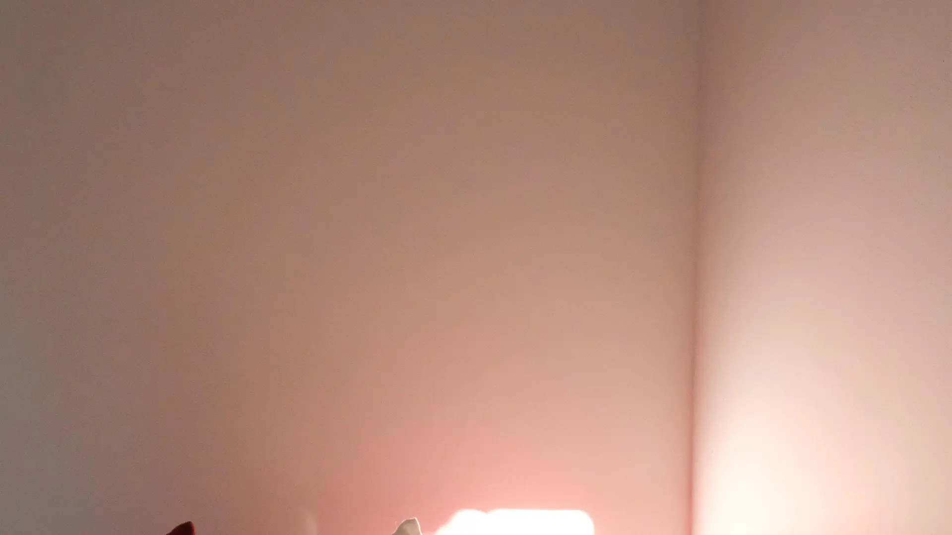 Impression en teinture vegetale de garance sur chanvre ancien