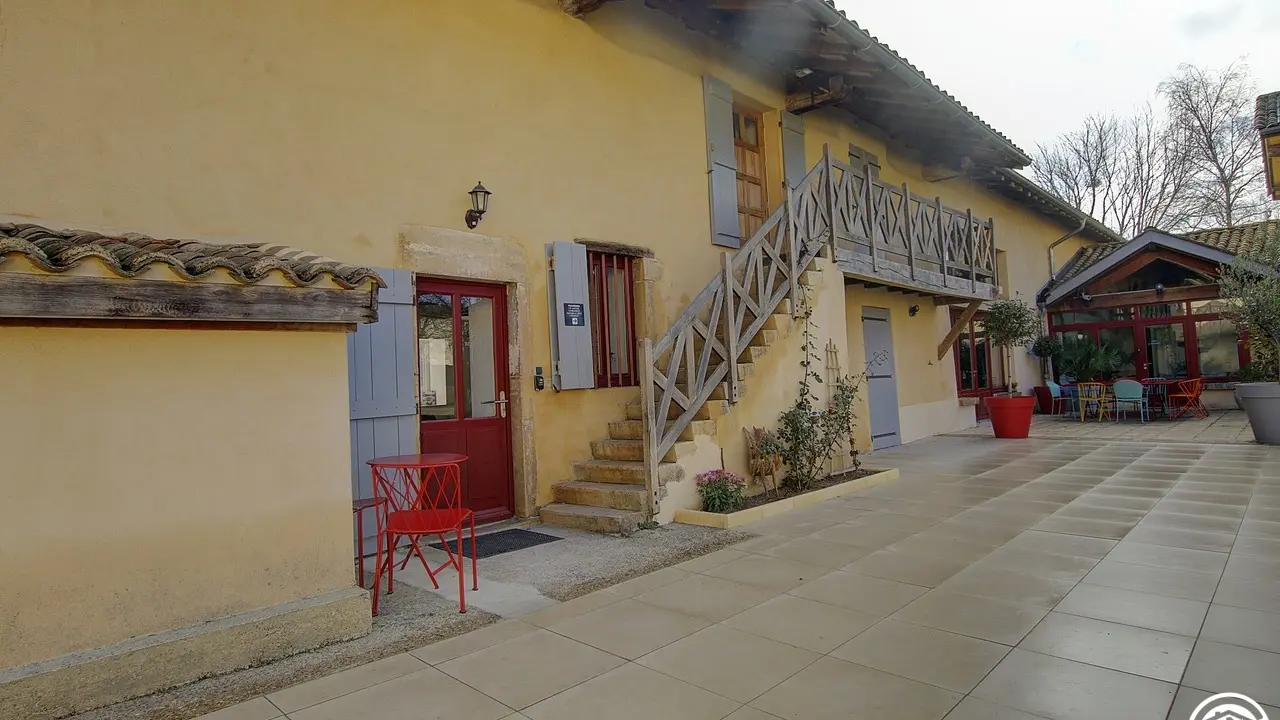 La façade du gîte