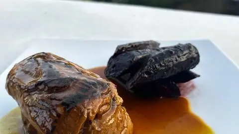 Filet mignon à l'orange et carottes confites