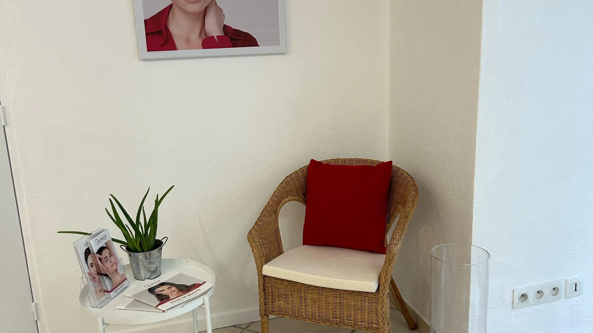 Salle d'attente de l'institut
