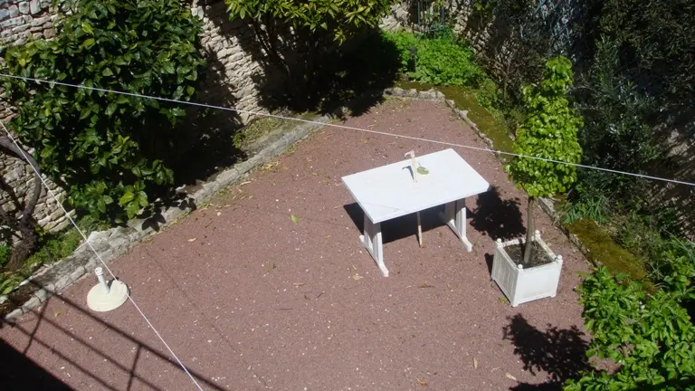 Blick auf die Terrasse