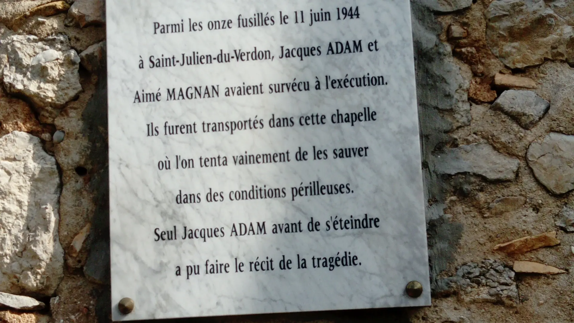 facade de la chapelle Notre-Dame de l'Assomption