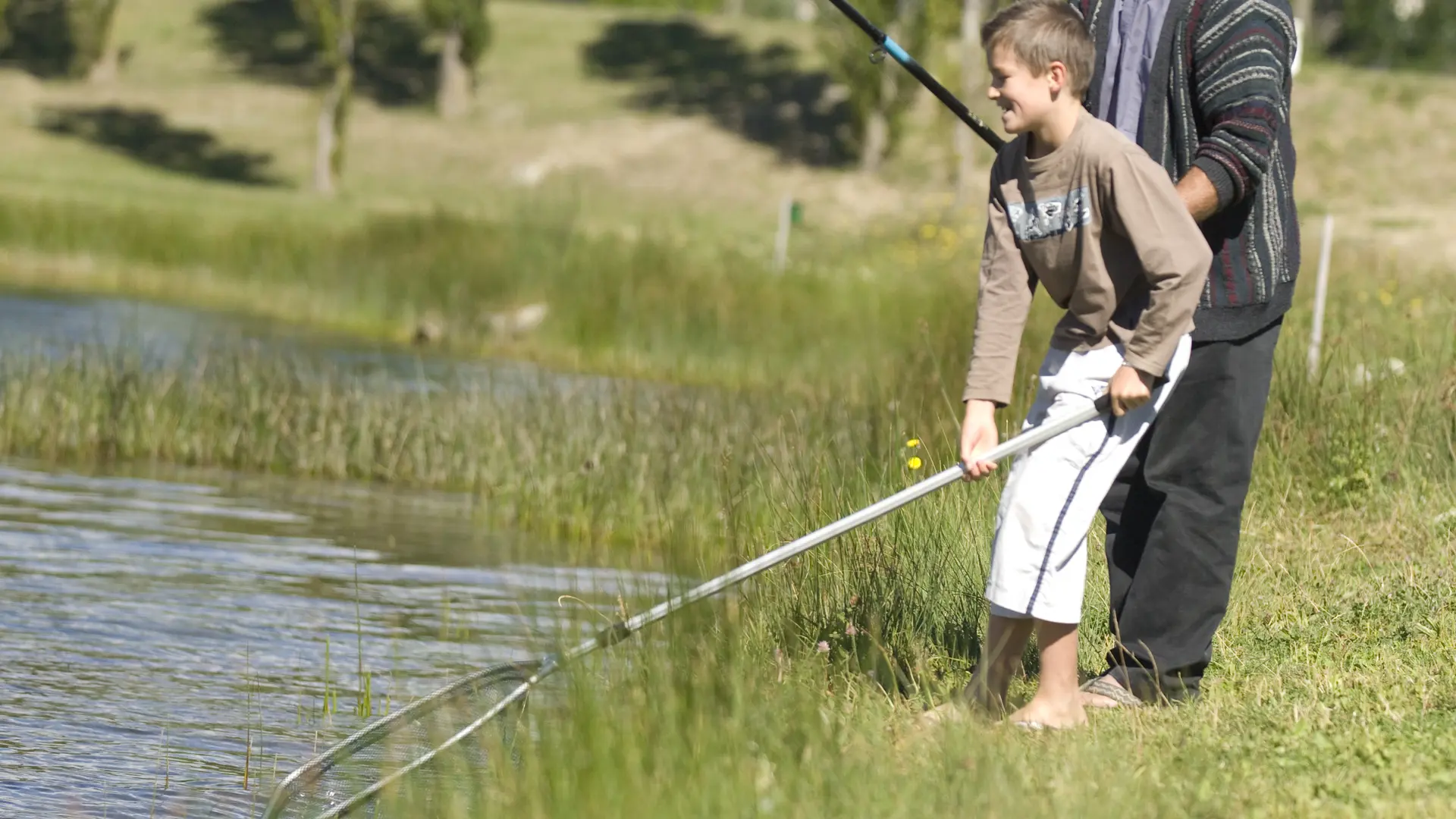 Pêche en famille à la Germanette