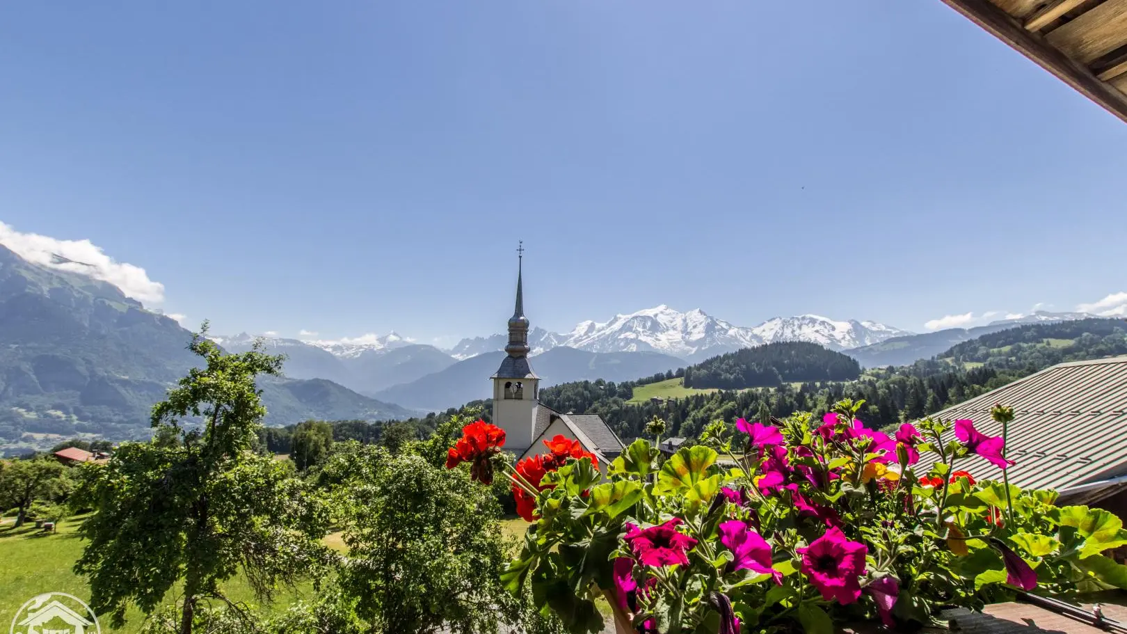 Vue depuis le balcon des chambres
