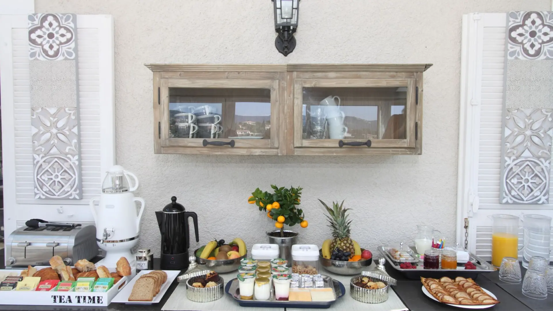 Buffet petit déjeuner