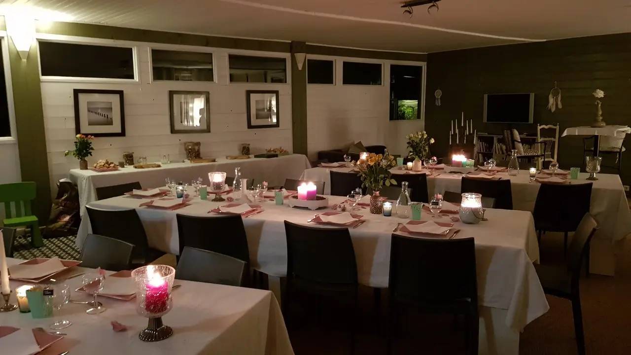 Dining room in the evening