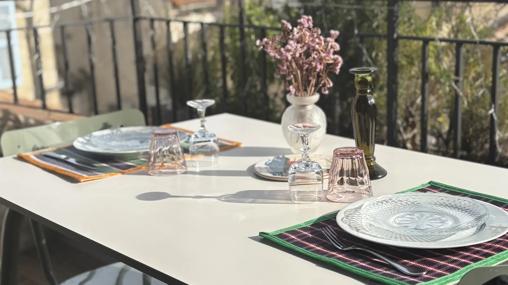 Terrasse sur le toit - vue 1