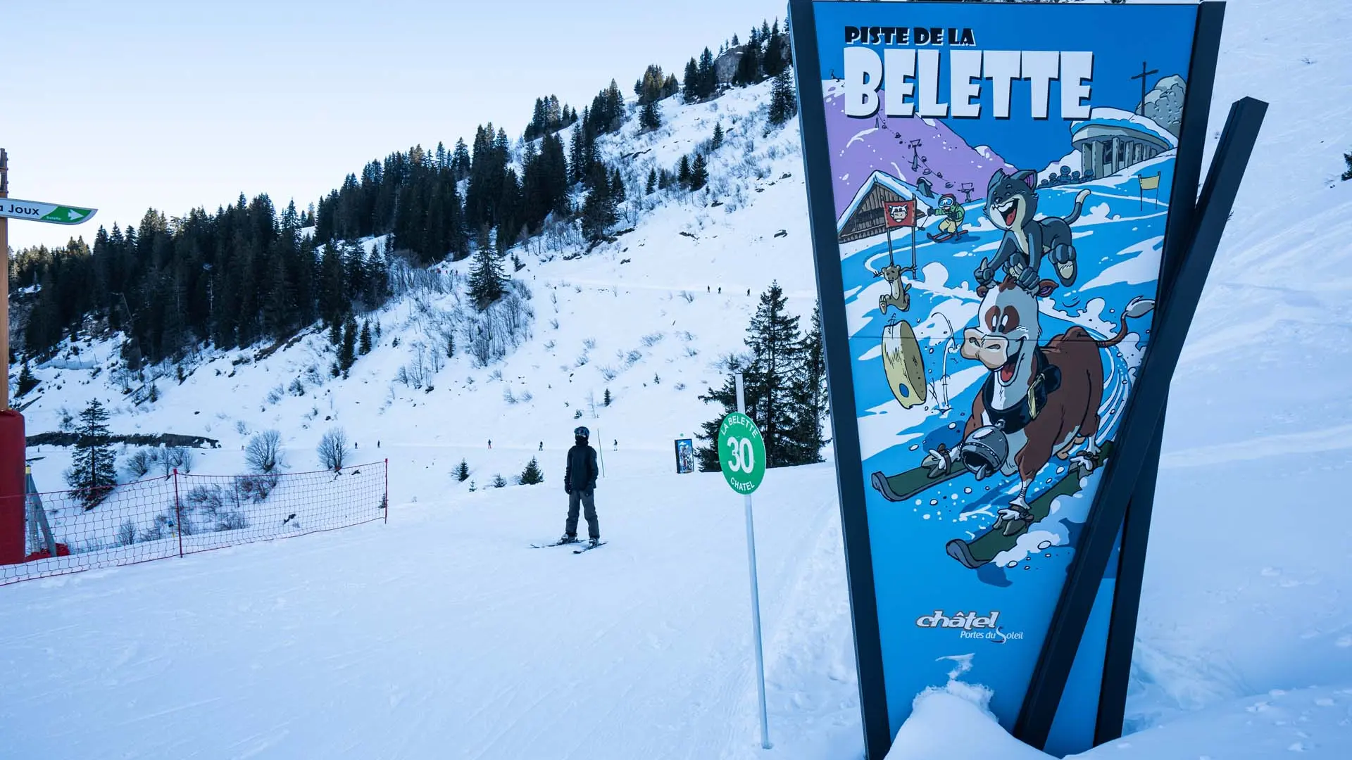 Piste ludique Belette - Fromage Abondance