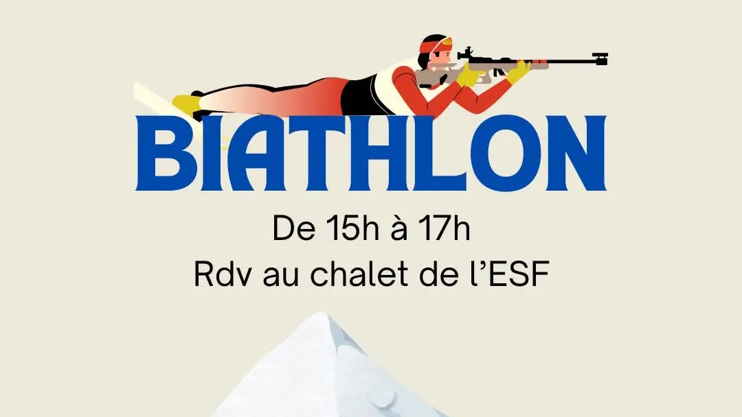 Biathlon avec l'ESF Abriès-Ristolas