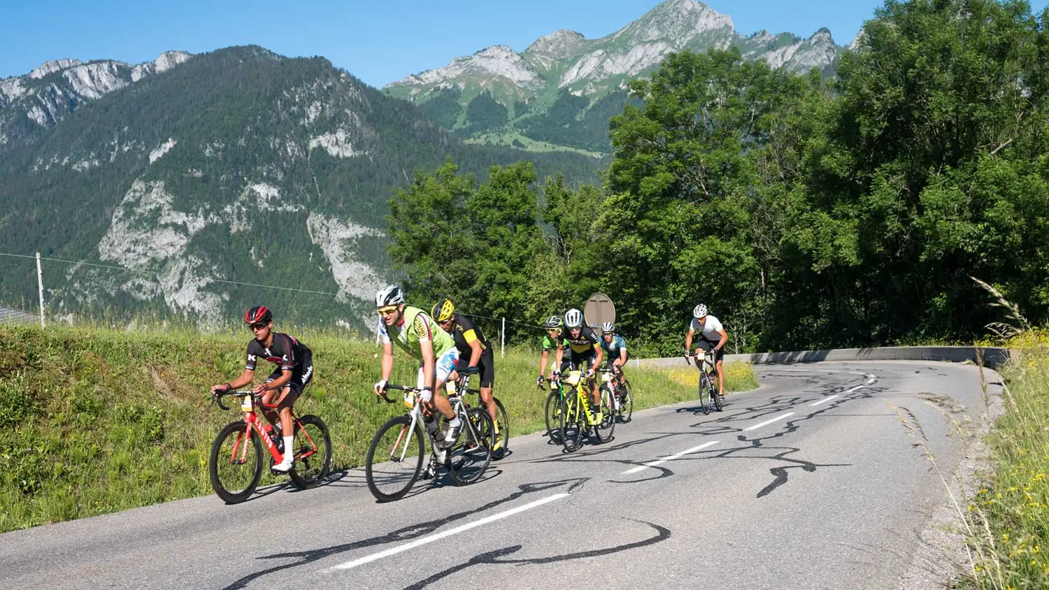 Vue sur le Mont-Billat durant l'ascension