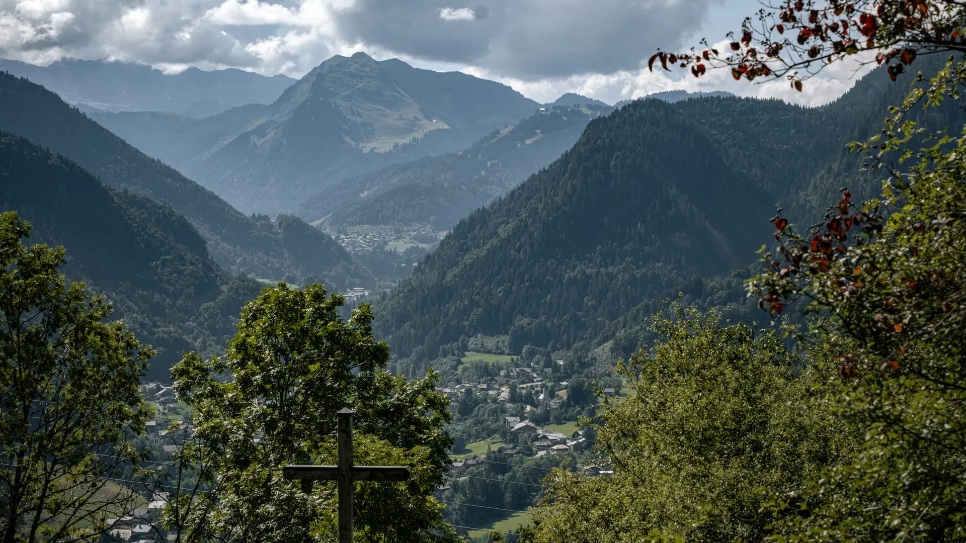 Vue sur la Vallée d'Aulps