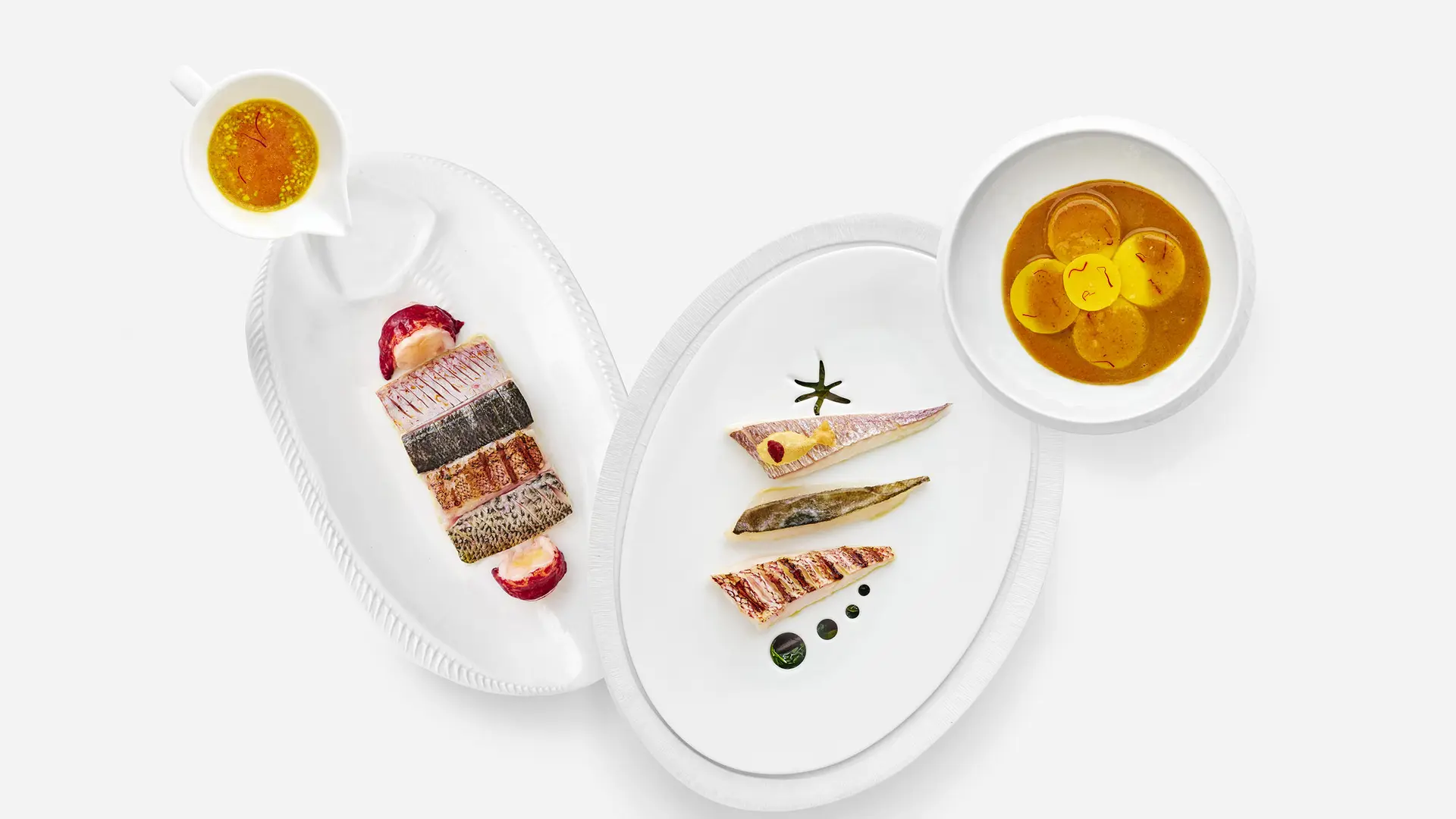 Plats du restaurant  Le Petit Nice - Passedat