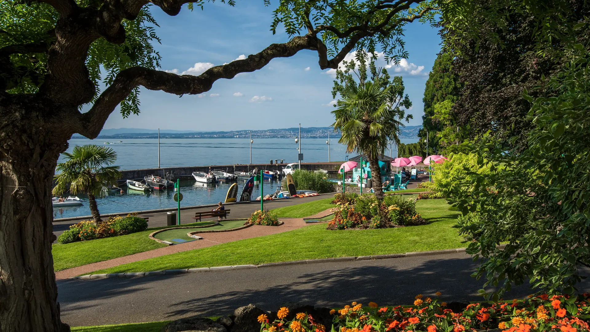 le minigolf d'Evian