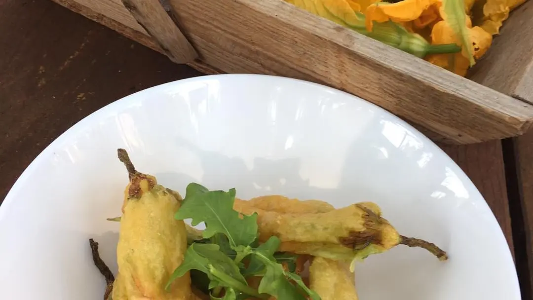 Beignets de fleurs de courgette