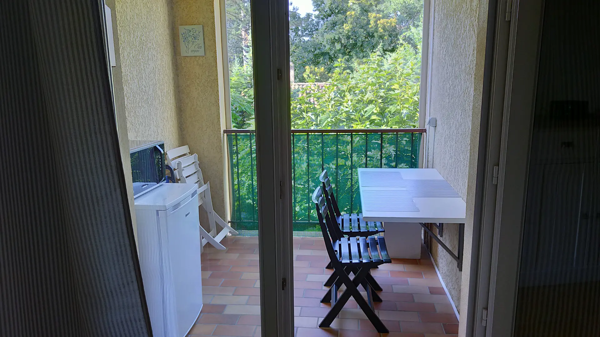 loggia avec volet roulant extérieur