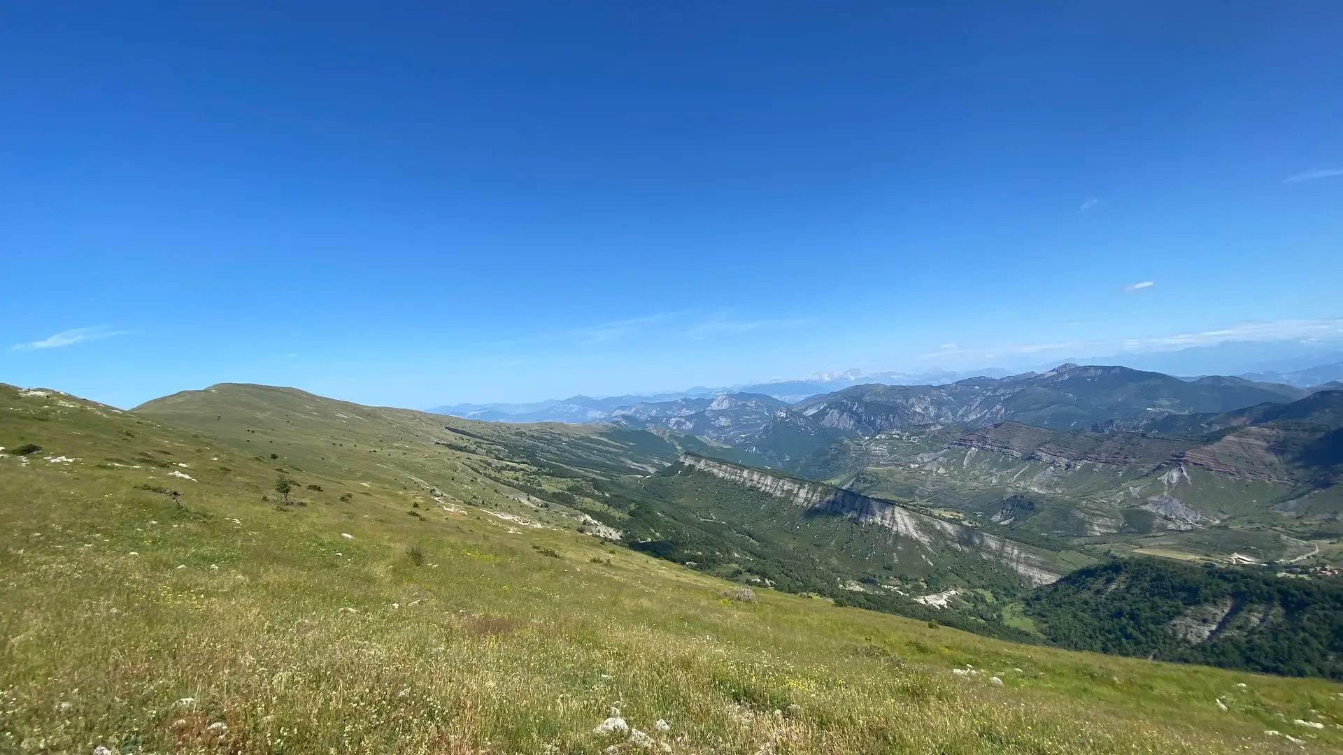 Vue depuis les crêtes