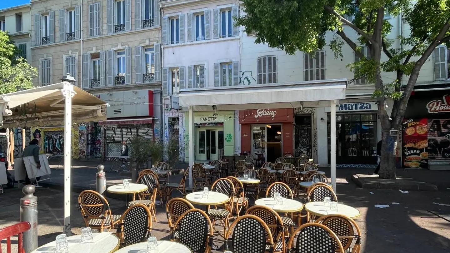 Restaurant Beans vue large terrasse