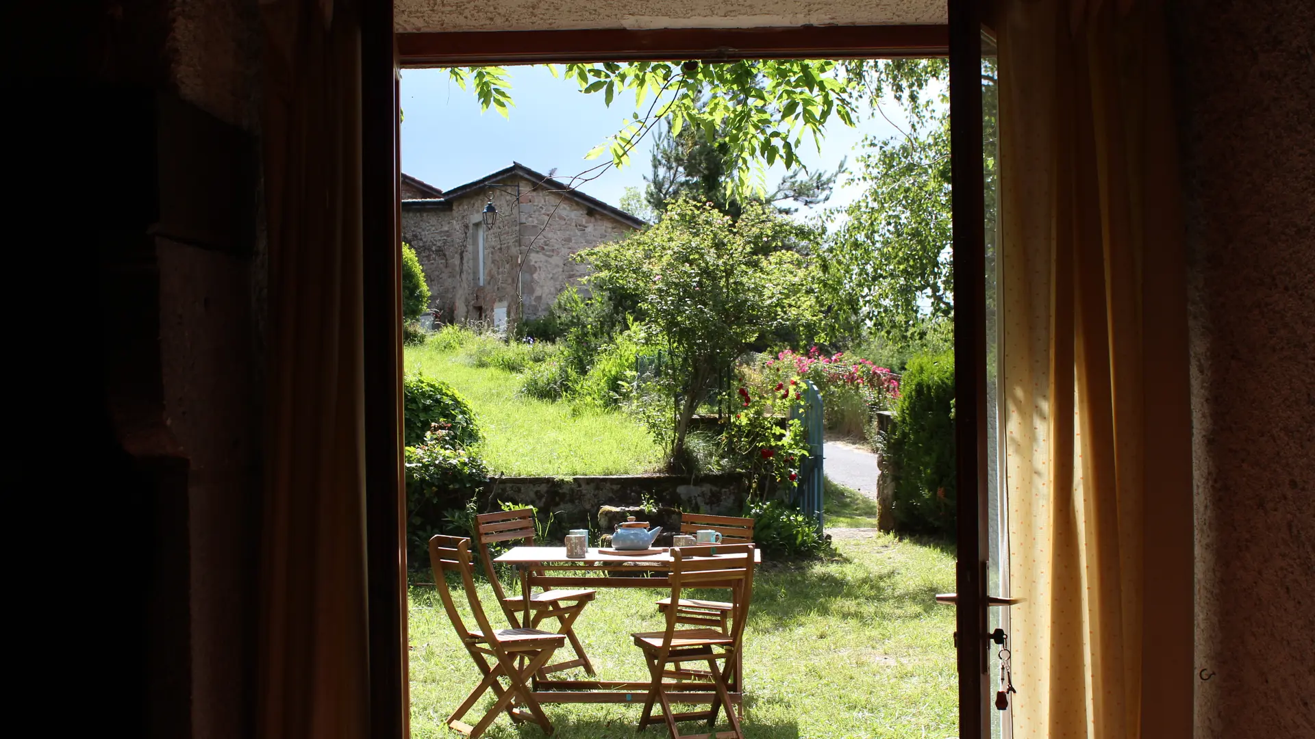 vue sur le jardin