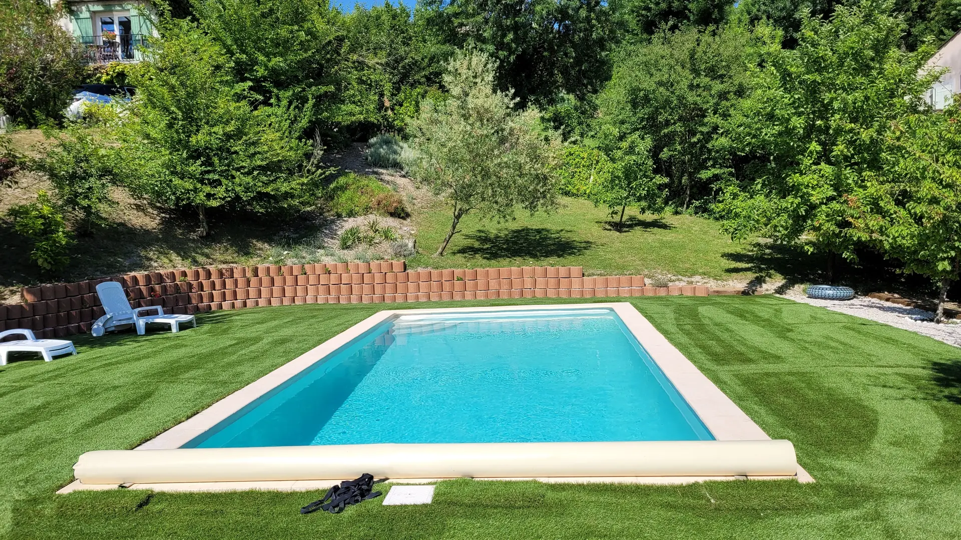 Piscine Gîte des Campons à La Colle sur Loup - Gîtes de France Alpes-Maritimes