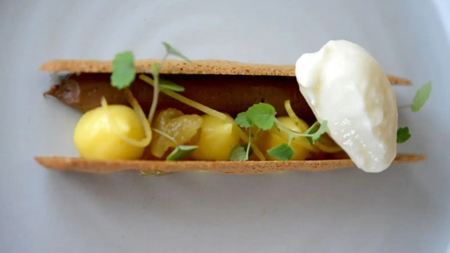 Présentation de dessert