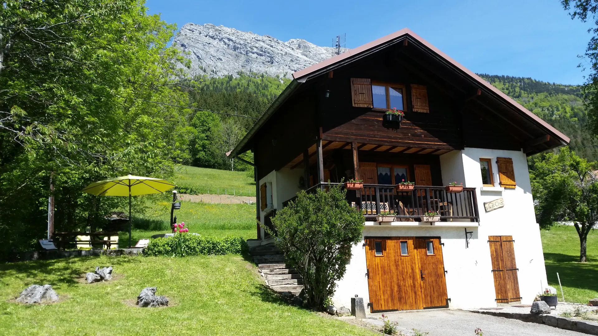 Vue extérieure chalet La Cha