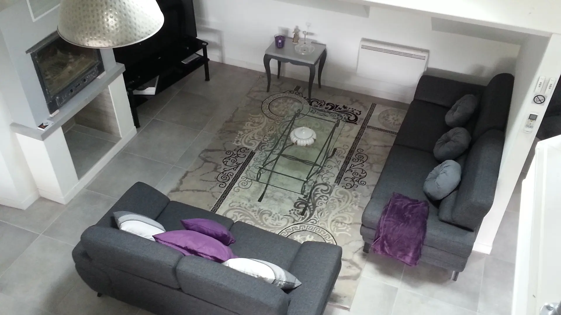 loft salon vu de la mezzanine