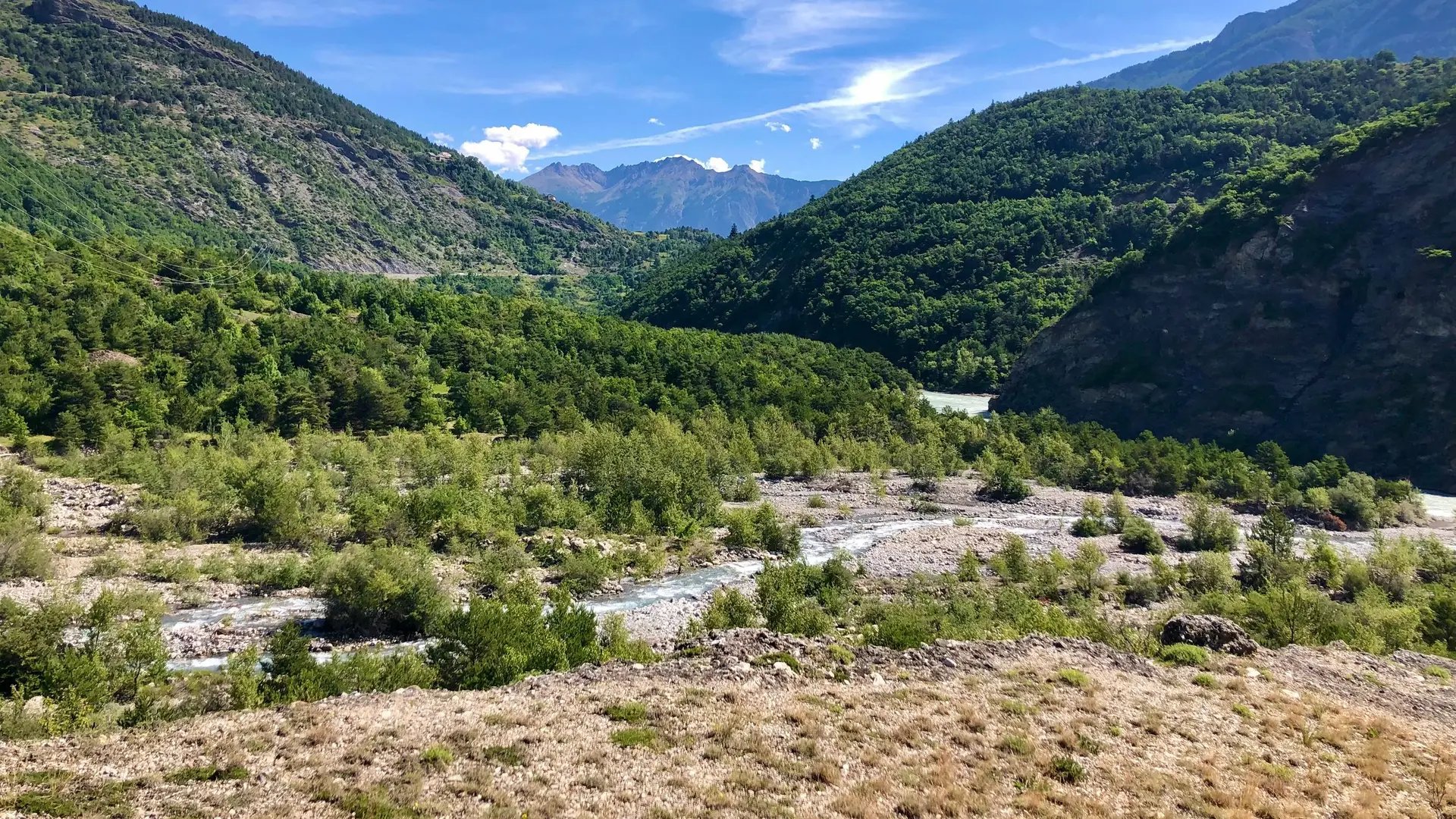 Confluence de la Durance et du Rabioux