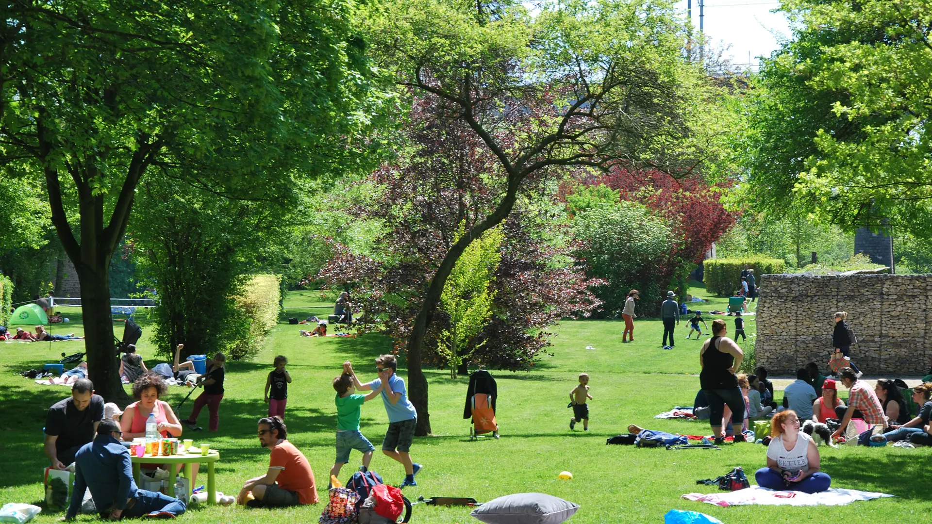 Détente parc Corbière, le Pecq