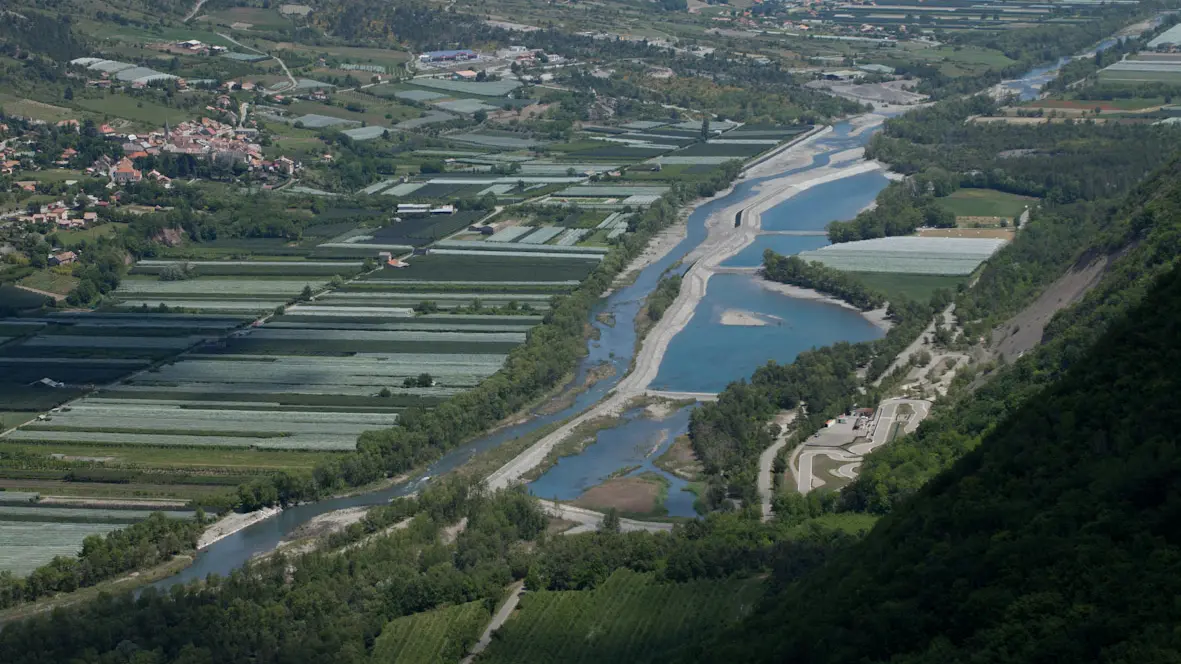 Les vergers de la Durance et le site des 3 Lacs