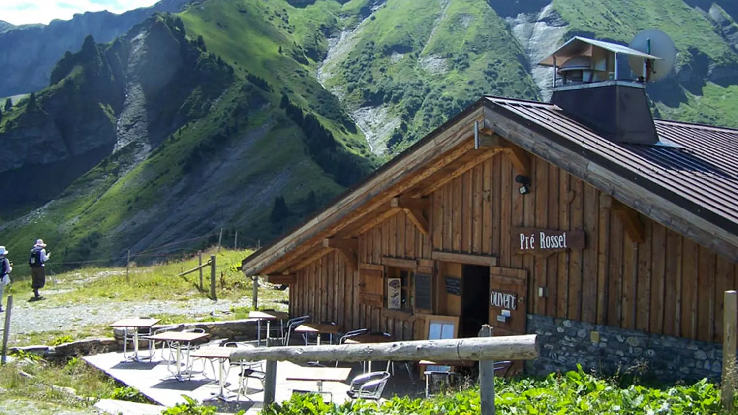 Alpage de Pré Rosset en été