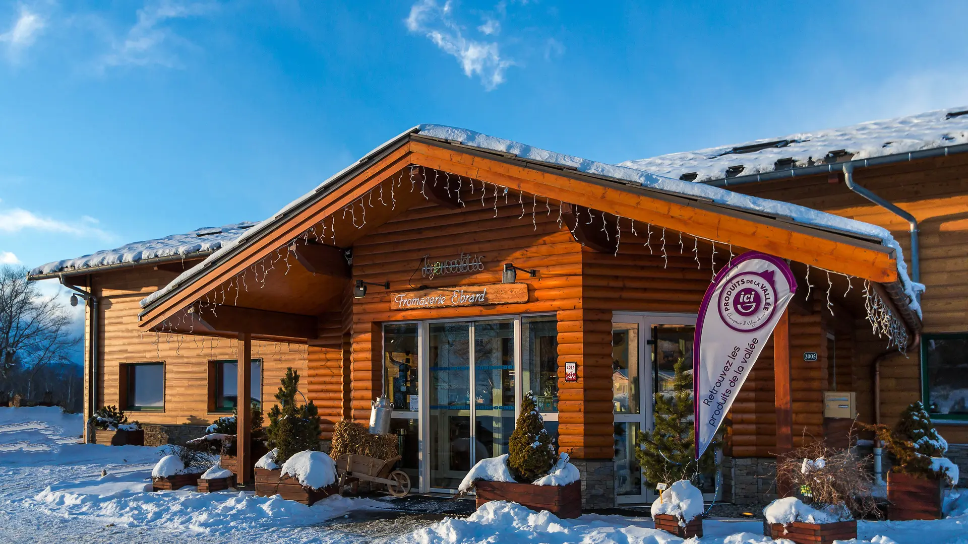 Fromagerie Ebrard à Chabottes, vallée du Champsaur