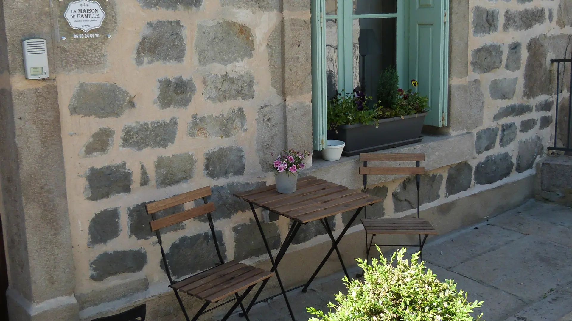 Le coin terrasse