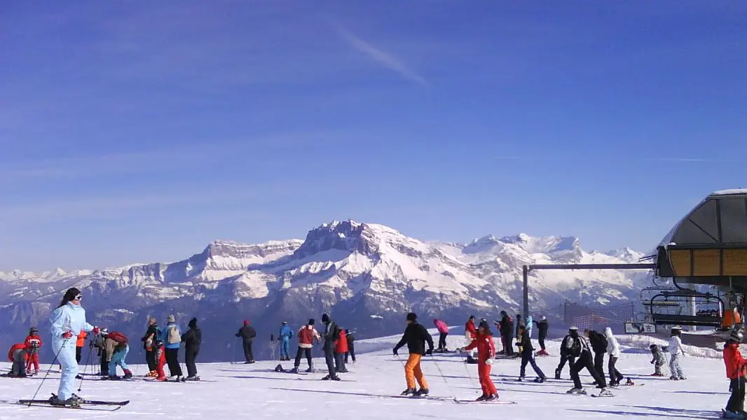 Photo touristique: A environ 300 mètres départ des pistes.