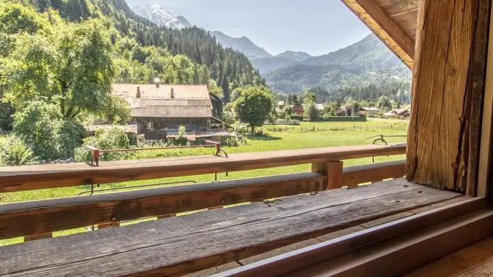 Vue depuis la chambre à l'étage