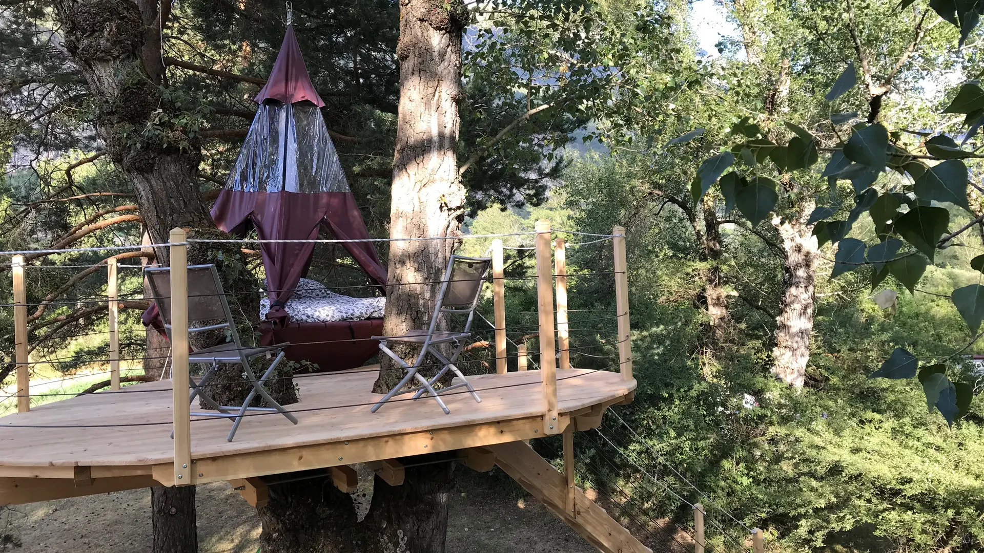 Terrasse en hauteur