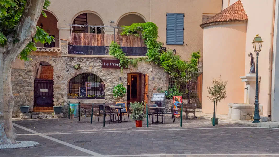 L'entrée du restaurant