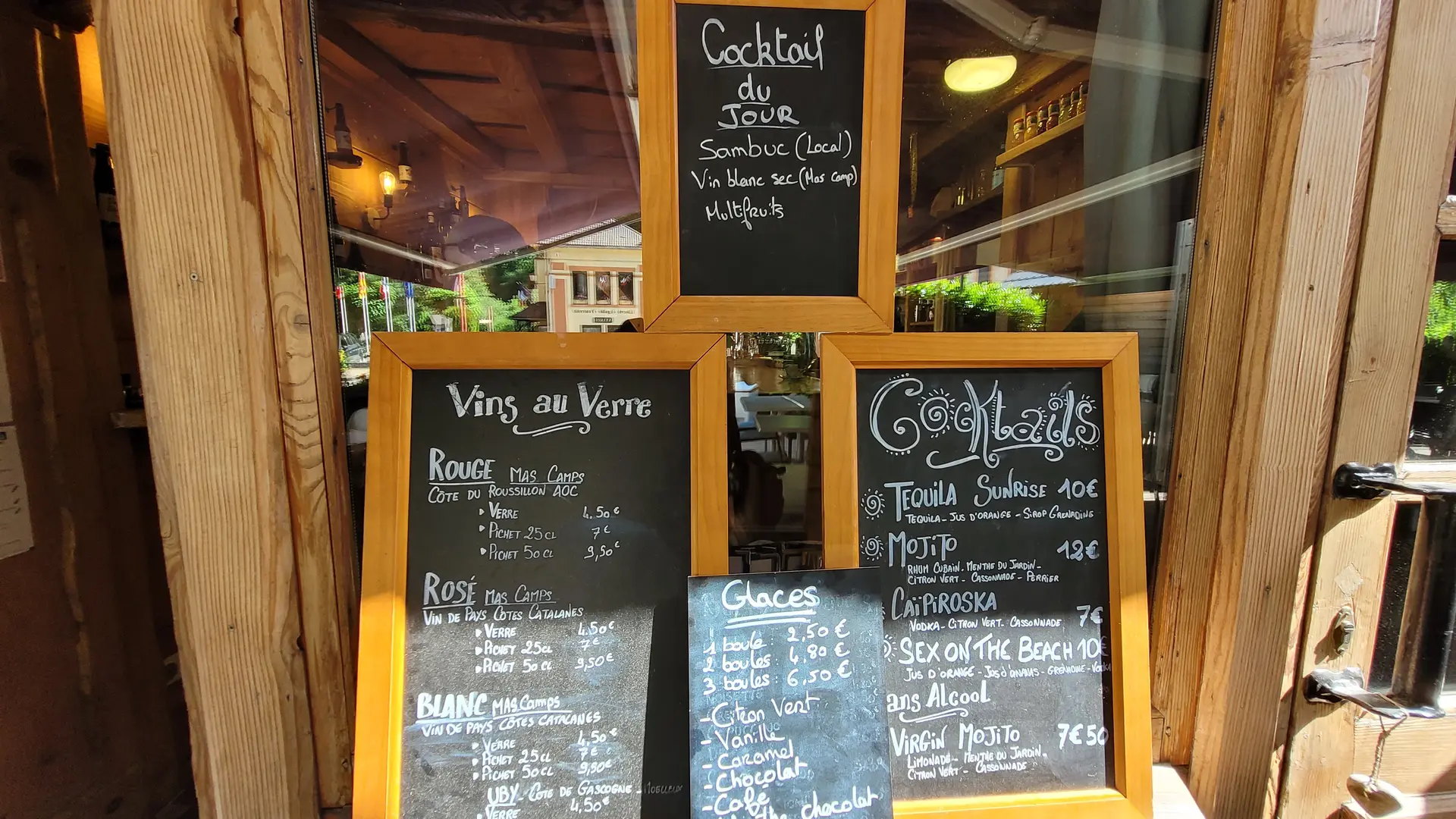 Table, map of the day