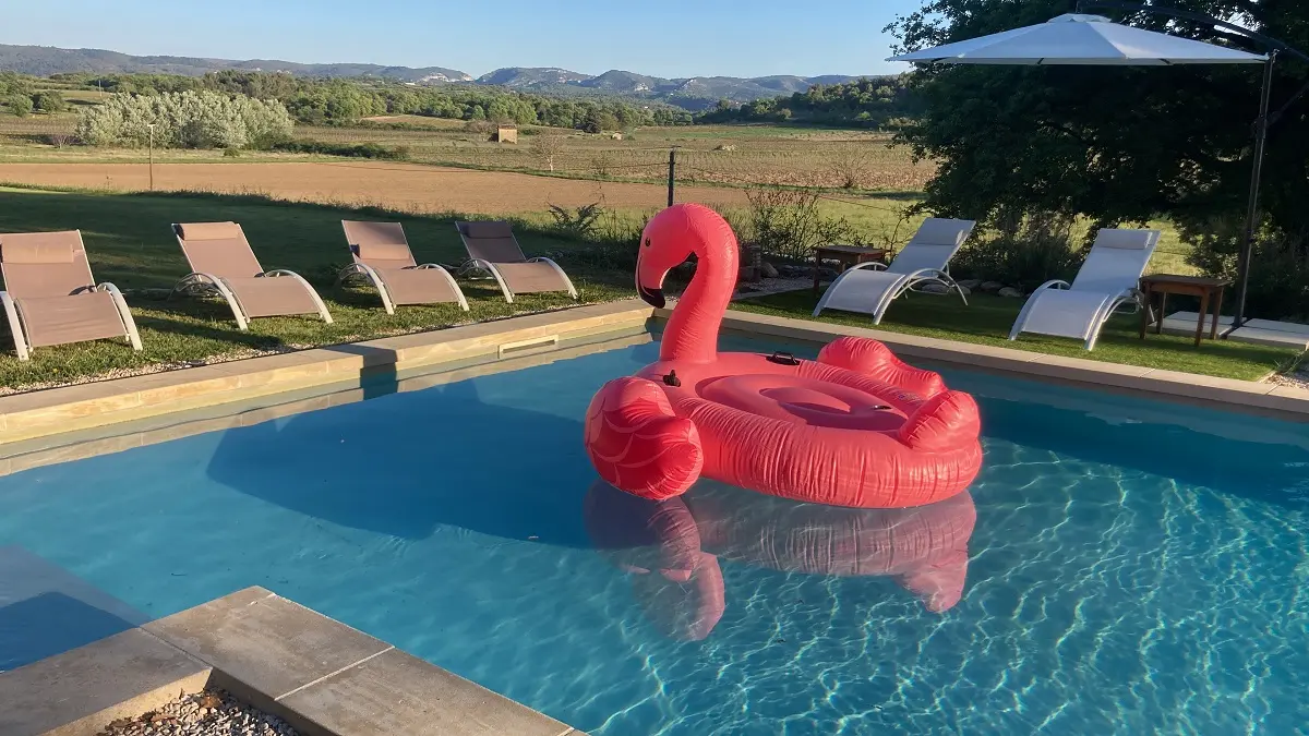 Vue de la piscine