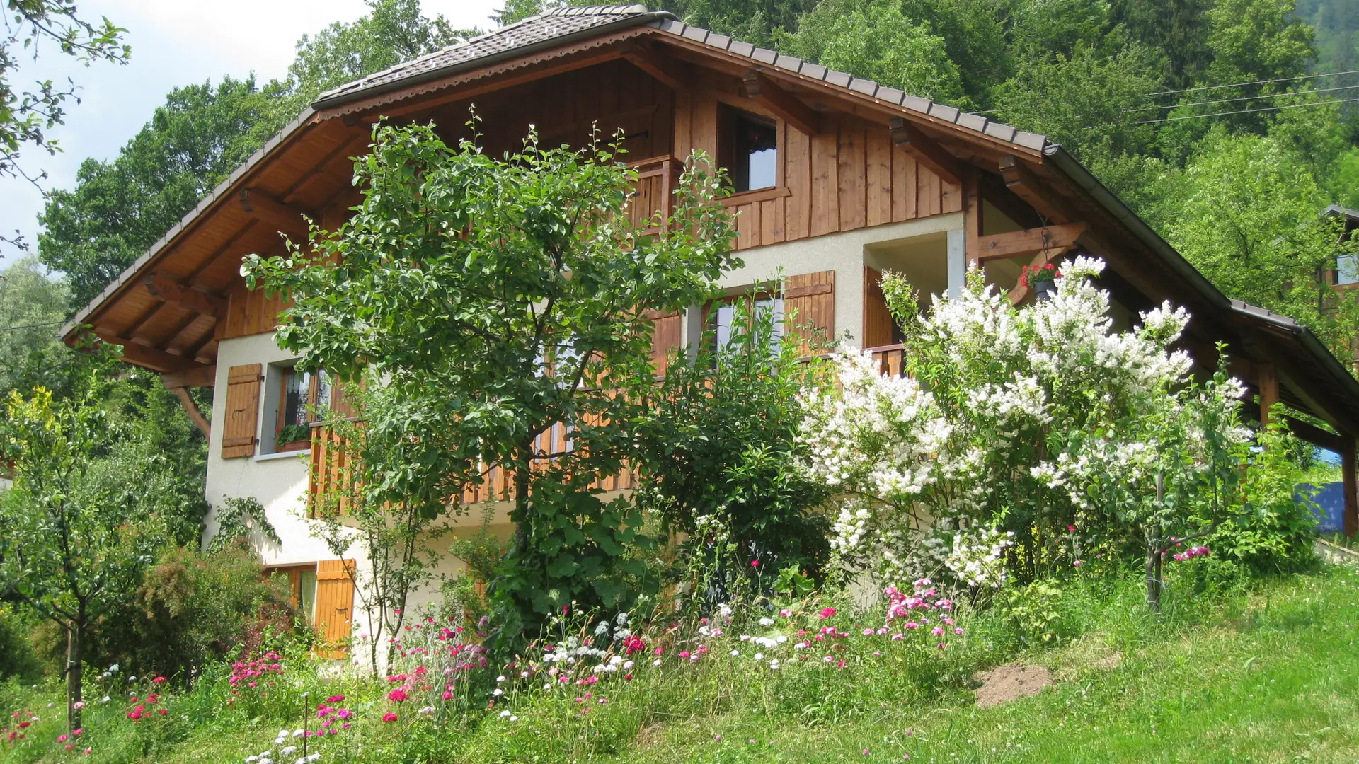 Chalet en été