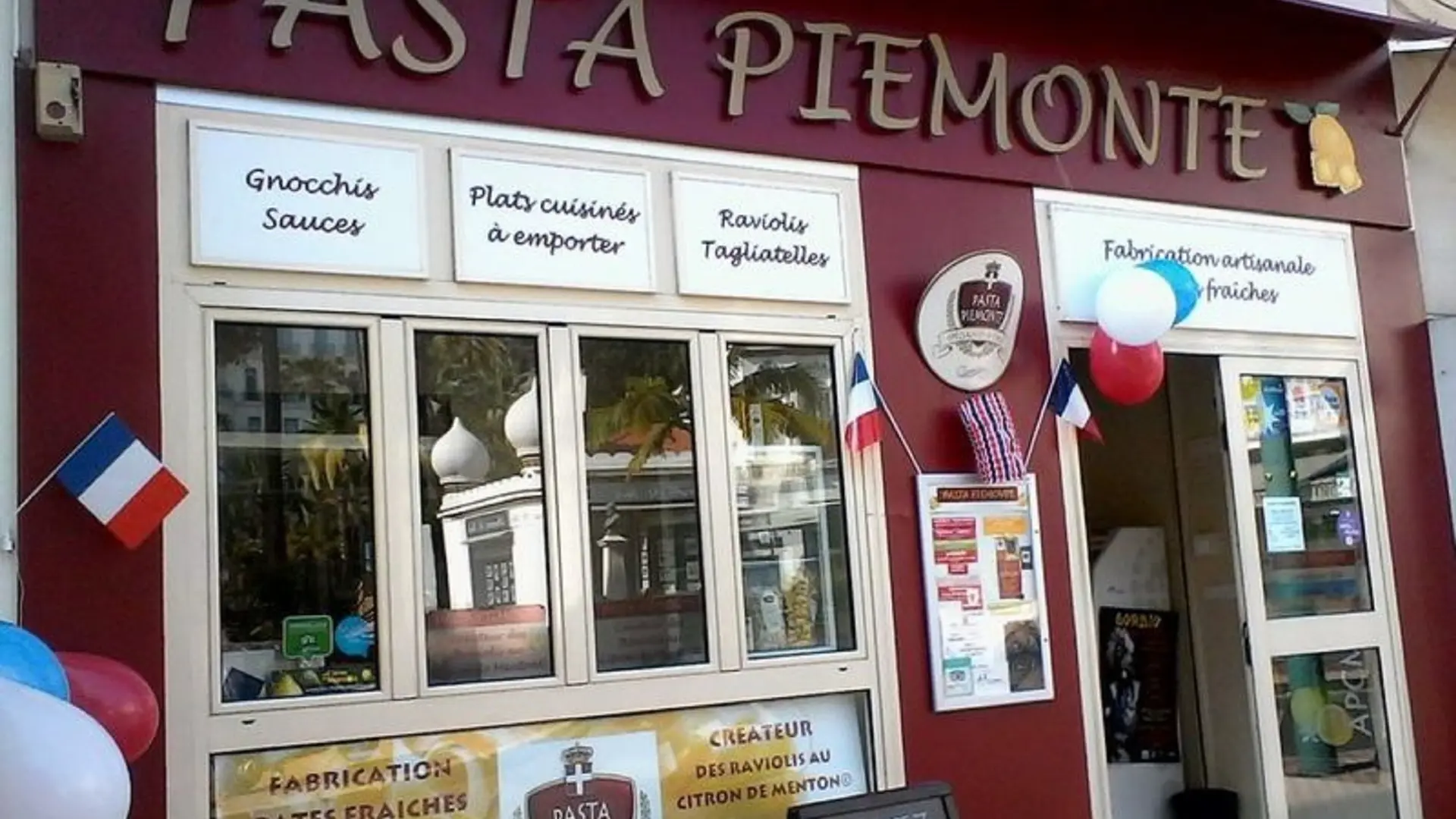 Façade de la boutique