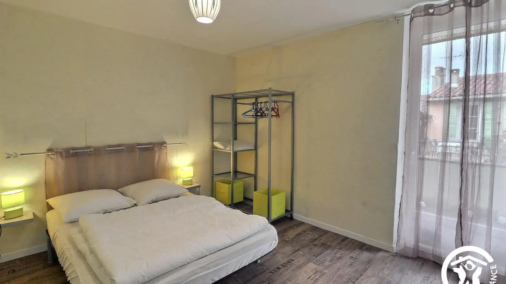 Chambre double avec accès terrasse