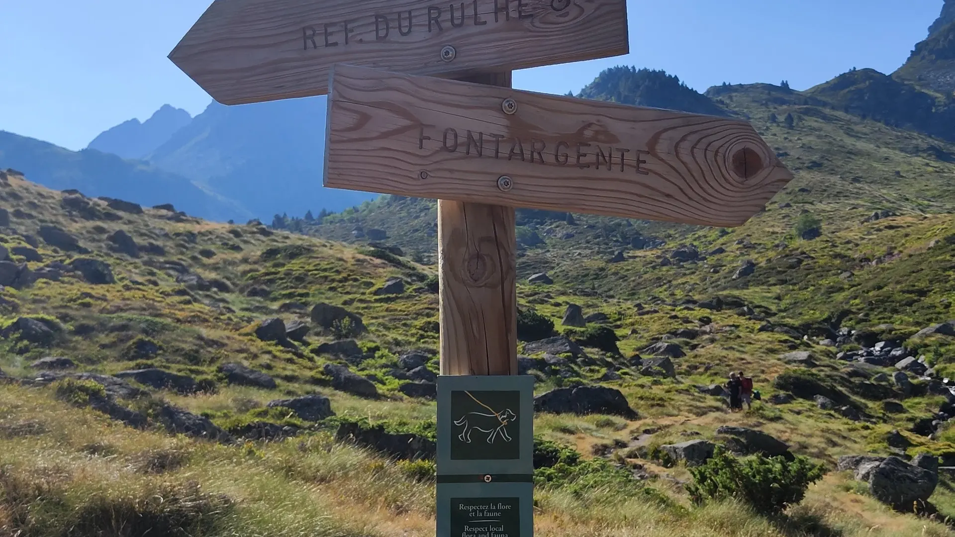 Signalisation refuge et étangs