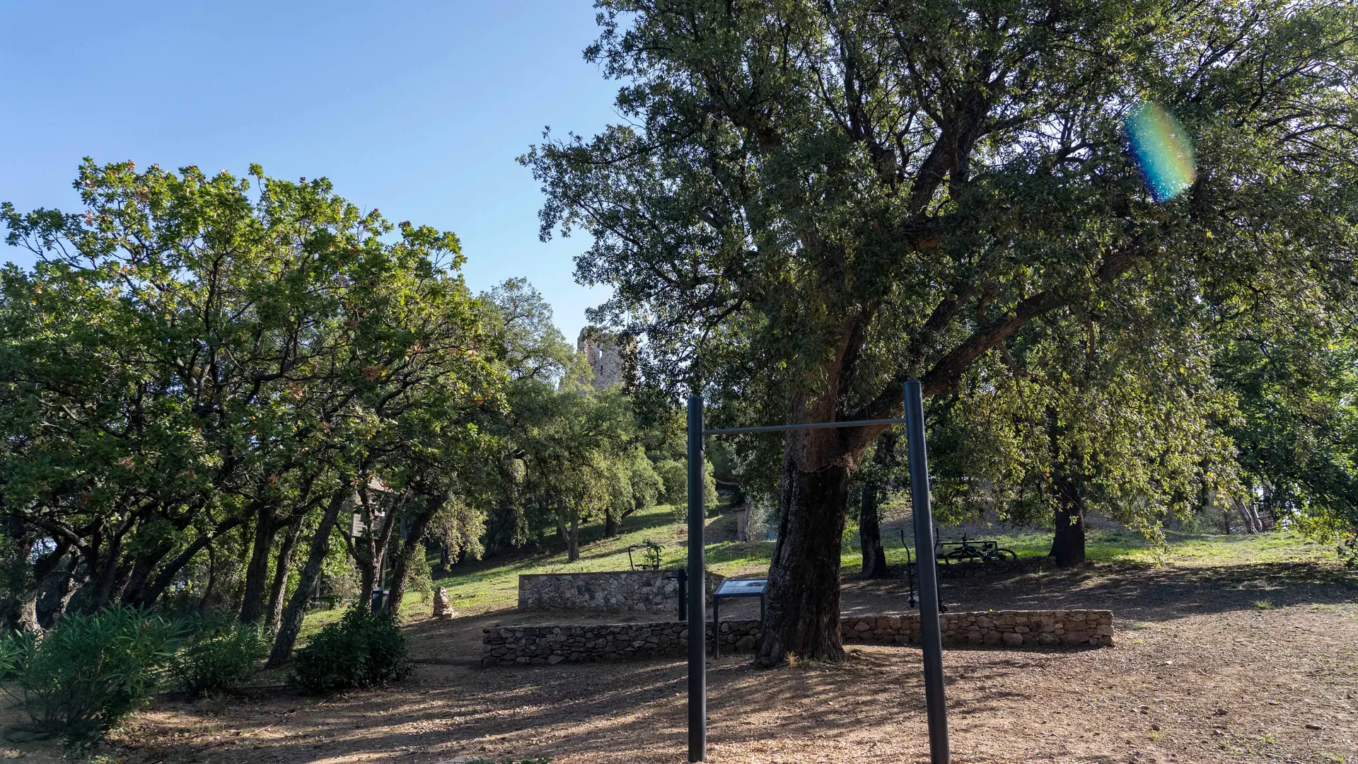 Aire de musculation du château