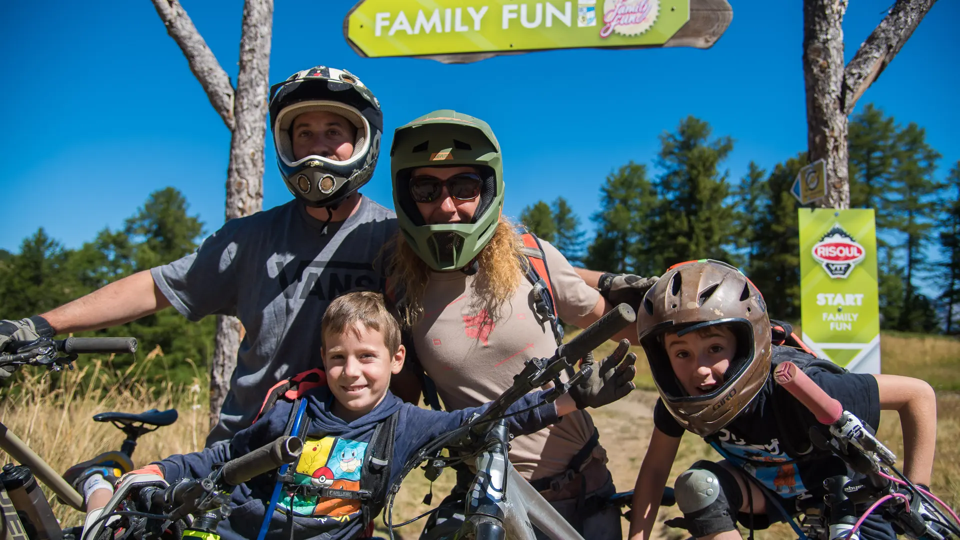 parcours dh family fun risoul