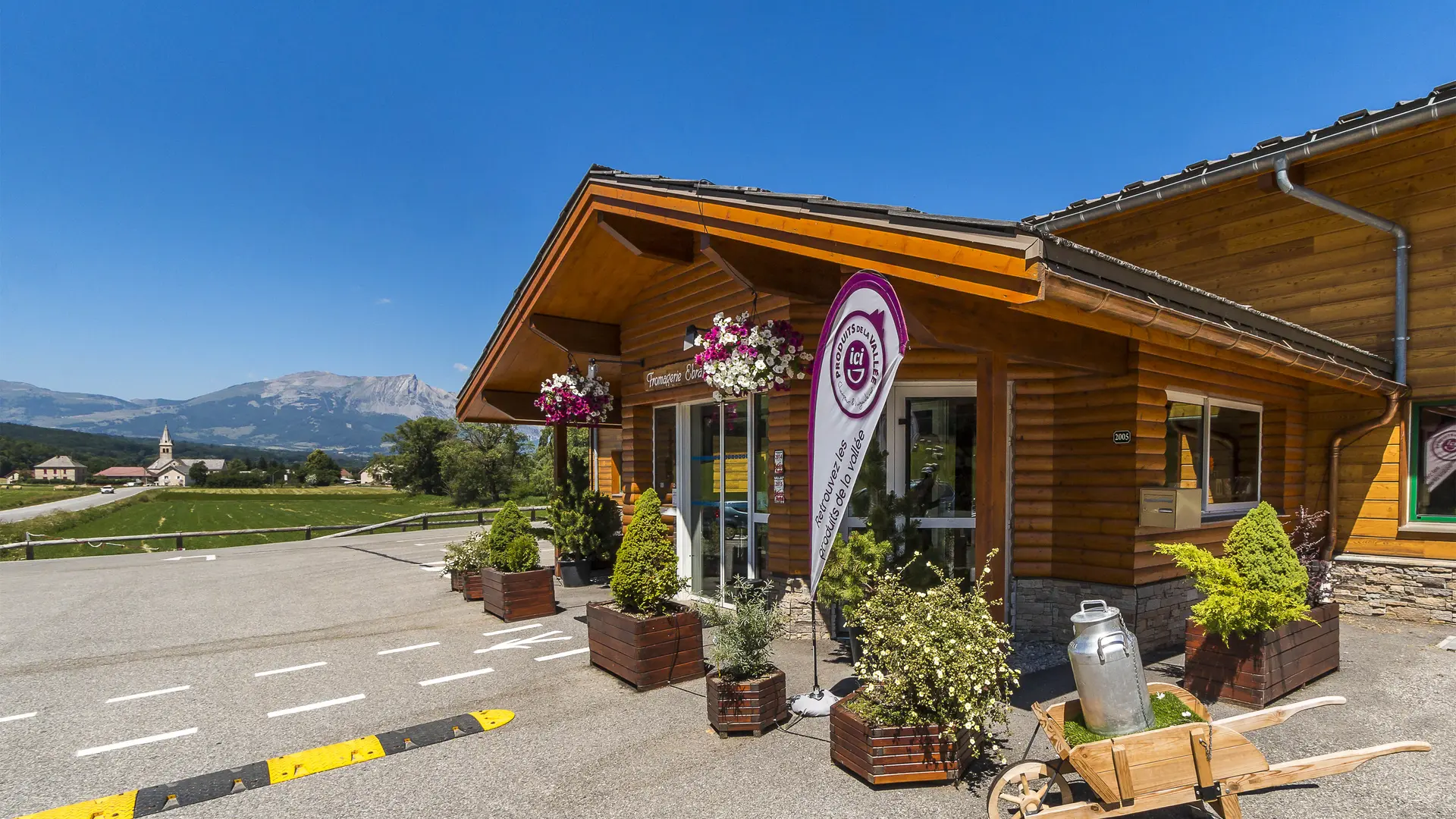 Fromagerie Ebrard à Chabottes, vallée du Champsaur