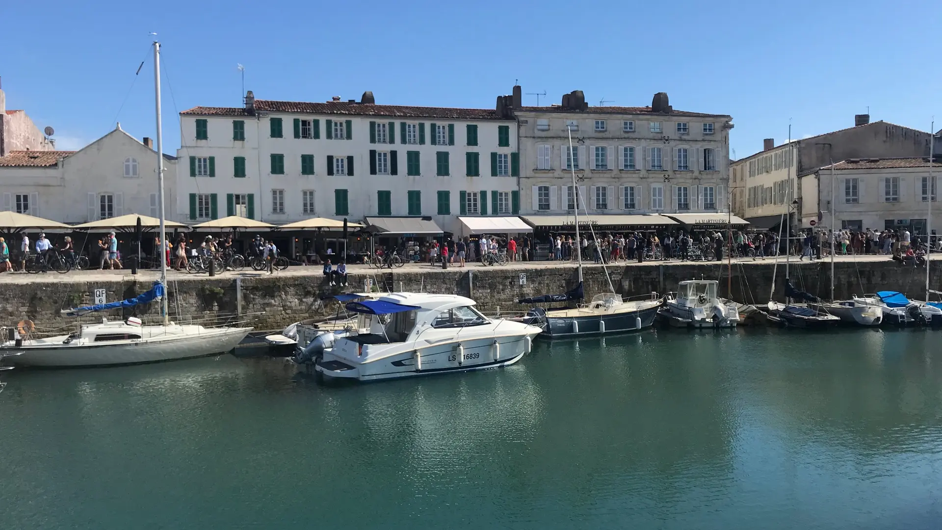 Aussicht vom Inselchen