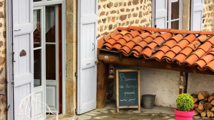 l'entrée du gite