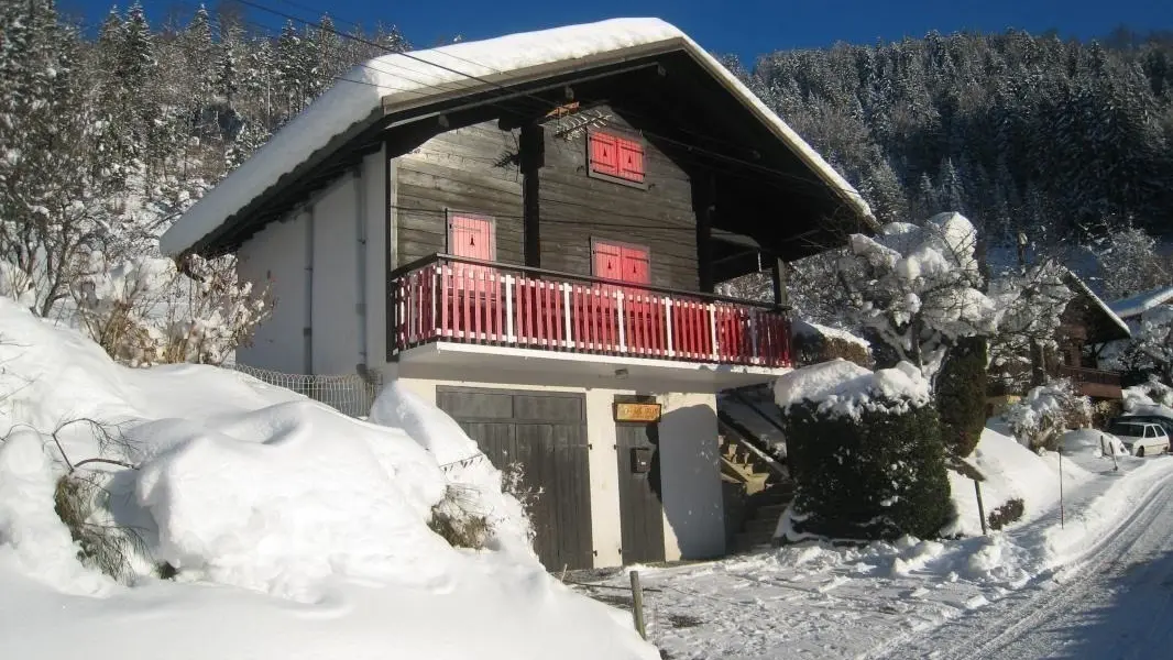 Façade en hiver